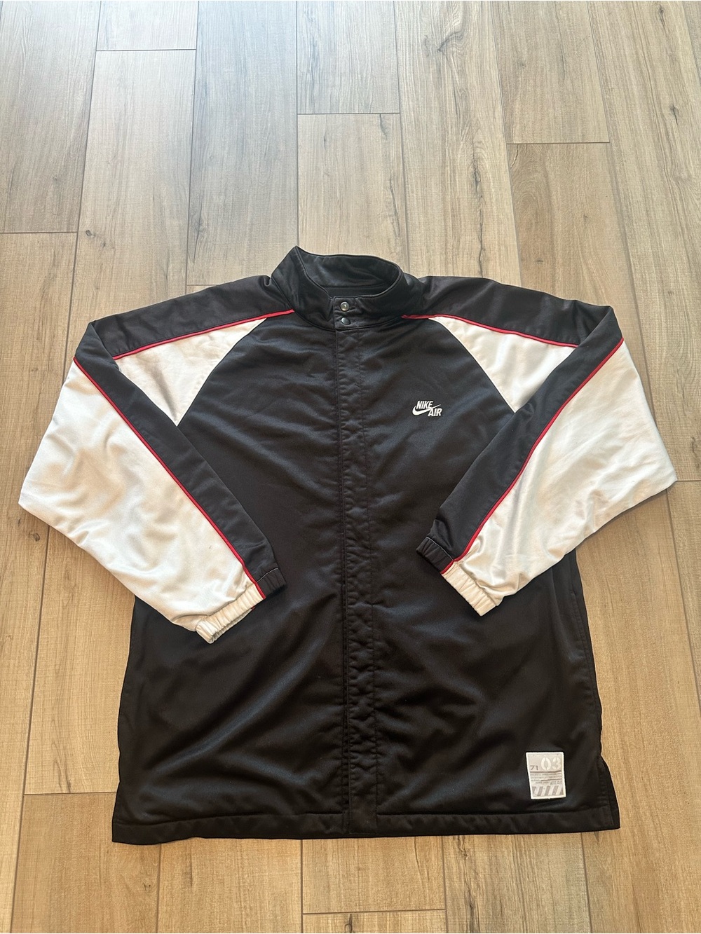 Vintage Nike Air Black, White & Red Lightweight Track Jacket